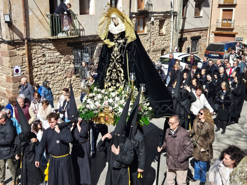 Pablo Bellido acompaña el Traslado de los Pasos en Molina de Aragón