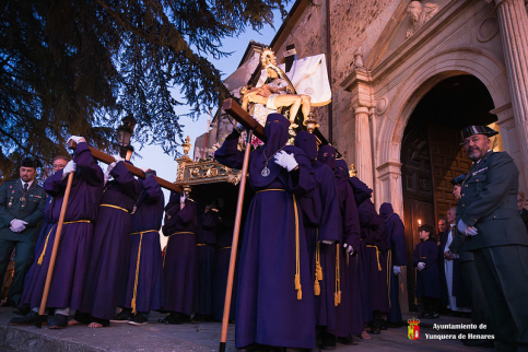 Yunquera de Henares vive con solemnidad la procesión de la Pasión del Jueves Santo