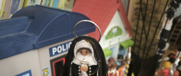 Un joven de 15 años monta una exposición recreando con figuras de Playmobil los pasos de la Semana Santa de Guadalajara