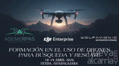 Uceda acogerá unas jornadas técnicas sobre el uso de drones en búsqueda y rescate dirigidas a profesionales de emergencias