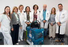 La AECC de Guadalajara dona seis pedales estáticos para pacientes de trasplante alogénico en el Hospital Universitario