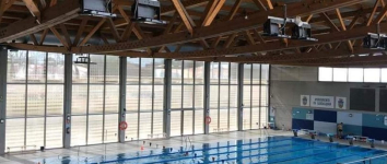 Cierre inmediato de la piscina Sonia Reyes por riesgo de desprendimientos en su cubierta
