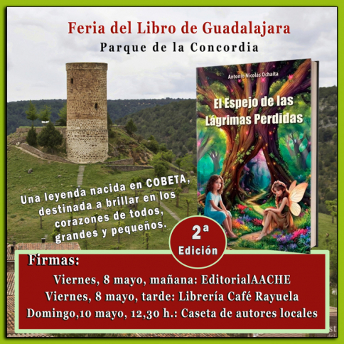 Ochaíta firma El Espejo de las Lágrimas Perdidas en la Feria del Libro de Guadalajara