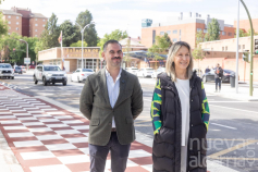 La alcaldesa de Guadalajara presenta la renovación de la calle Dos de Mayo con carril bici y 53 nuevas plazas de aparcamiento