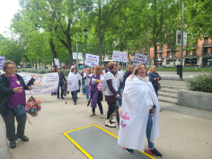 Fibro La Mancha Vida protesta en Madrid para pedir mayor visibilidad de la fibromialgia