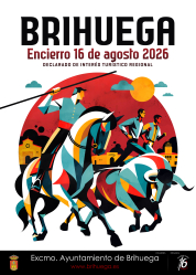 Rubén Lucas García gana el concurso de carteles del encierro de Brihuega 2026