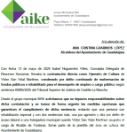 AIKE pide responsabilidades por la contratación del exalcalde de Fontanar, inhabilitado para empleo público, y el Ayuntamiento de Guadalajara se lo explica 
