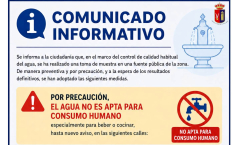 Restringido el consumo de agua en 12 calles de Torrejón del Rey