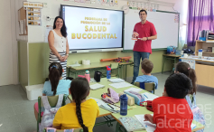 La Unidad de Salud Bucodental de Alovera conciencia a escolares de la localidad sobre la importancia de mantener una buena higiene dental