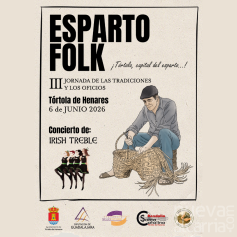 Tórtola de Henares celebrará este sábado la tercera edición de Esparto Folk con oficios, folclore y música irlandesa