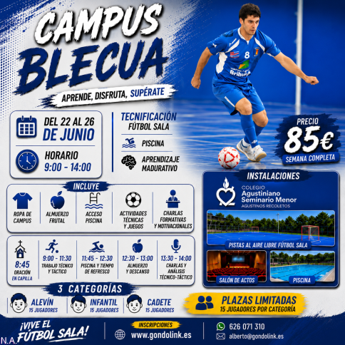 Guadalajara estrena el Campus Blecua de Fútbol Sala