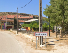 Obras en la pista de Peñalén al rioTajo 