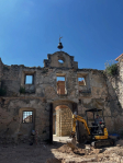 Avanza la rehabilitación del antiguo edificio municipal que será centro de información del paraje protegido del Río Ungría