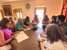 La subdelegada copreside la Comisión Local de Seguridad en Hita con motivo del eclipse del 12 de agosto y de la Feria Medieval