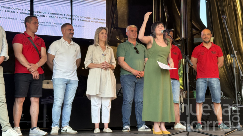Isabel Nolasco abre las fiestas del barrio de Adoratrices en Guadalajara