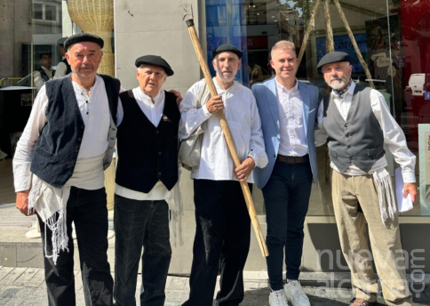 La Gran Vía acogió la presentación de la XXX edición de la fiesta ganchera