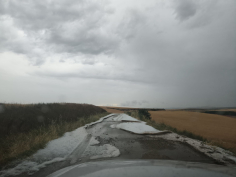 Fuerte granizada registrada en Prados Redondos deja notable impacto en el terreno