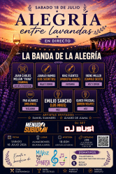 'Alegría entre Lavandas' reunirá en Almadrones a reconocidos músicos para apoyar a Mi Voz por Tu Sonrisa