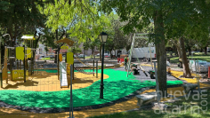 Arrancan las obras de renovación de las áreas infantiles del parque de La Concordia 