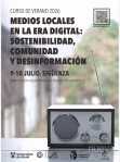 Sigüenza acoge el 9 y 10 de julio un curso de verano de la UAH sobre medios locales en la era digital