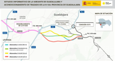 Transportes da luz verde a un proyecto de 103 millones para la variante de la N-320 y descongestionar Cuatro Caminos