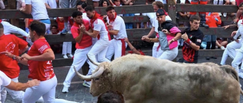 Los corredores de Guadalajara vuelven a dejar su sello en los encierros de Pamplona