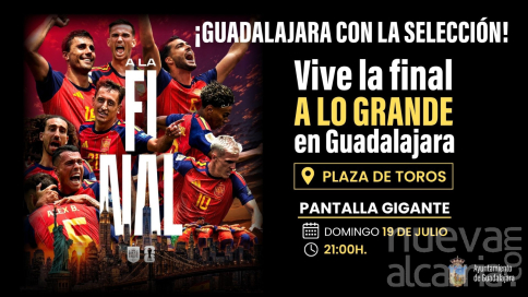 El Ayuntamiento de Guadalajara instalará una pantalla gigante en la Plaza de Toros para seguir la final del Mundial