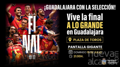El Ayuntamiento de Guadalajara instalará una pantalla gigante en la Plaza de Toros para seguir la final del Mundial