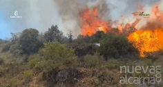 El incendio de La Mierla está 