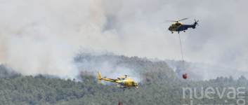 Tres nuevas poblaciones evacuadas por el incendio de La Mierla