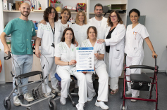 Terapeutas ocupacionales y fisioterapeutas de la Gerencia de Guadalajara elaboran vídeos para facilitar la recuperación tras una cirugía de cadera