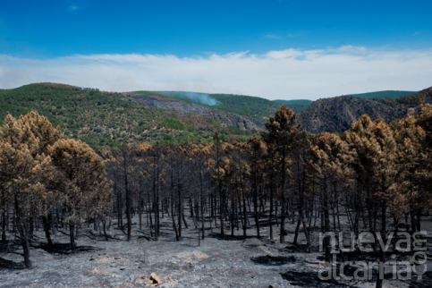 El incendio de La Mierla rebasa las 26.000 hectáreas, pero el operativo está 