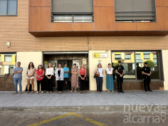 Minuto de silencio en la Subdelegación por las mujeres asesinadas por violencia machista en Madrid, Málaga y Toledo