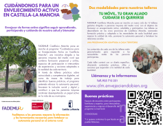 FADEMUR impulsa en Castilla-La Mancha un programa para fomentar el envejecimiento activo en el medio rural