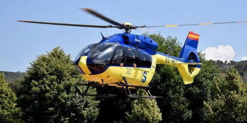 Un joven evacuado en helicóptero desde Pareja recibe el alta médica tras sufrir un desvanecimiento