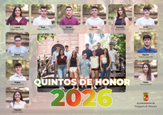 Yunquera de Henares presenta a sus Quintos de Honor 2026 para las fiestas de la Virgen de la Granja