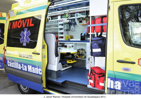 Herido grave un trabajador de 36 años tras sufrir una caída desde una máquina en Torija
