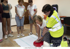 Puebla de Valles acoge un taller de reanimación cardiopulmonar