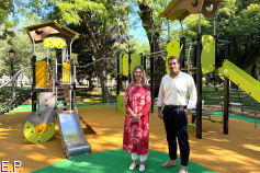 El Ayuntamiento renueva integralmente dos de las áreas infantiles del Parque de la Concordia