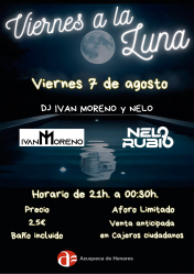 Los DJ Iván Moreno y Nelo Rubio y la película “Lilo y Stitch”, en la agenda del fin de semana en Azuqueca