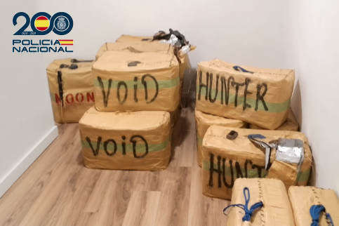 Dos detenidos y dos registros en Guadalajara en una gran operación contra el hachís
