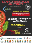 Sacedón acoge el domingo la VI Feria Provincial del Tomate 'Memorial Pablo Martín'