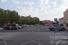 Desde el domingo, no se podrá estacionar en el aparcamiento junto al Ayuntamiento ni en la calle Bélgica