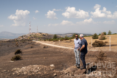 José Luis Vega visita los pueblos del Alto Rey para seguir atendiendo sus necesidades tras el incendio
