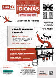 Abierto el plazo de inscripción de nuevo alumnado en la EMIA