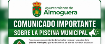 Almoguera cierra definitivamente la piscina municipal tras detectar otra vez heces en el vaso
