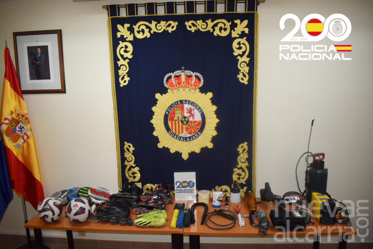 Dos detenidos en Guadalajara tras una persecución policial con un coche robado