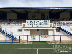Yunquera de Henares culmina la primera fase de la rehabilitación del campo de fútbol de El Jaenal