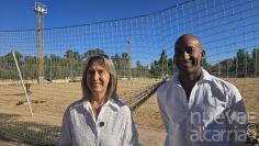 Guarinos prevé que los campos de fútbol anexos del Escartín estén listos a finales de septiembre
