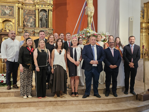 Bellido acompaña a los molineses en la festividad del Cristo de las Victorias